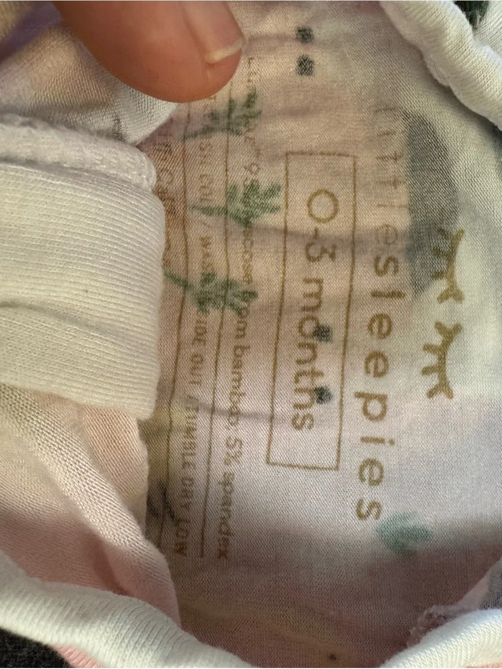 Little Sleepies Pink Animal Print Footed Sleep Sack